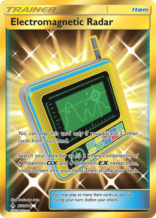 Pokemon Electromagnetic Radar 230/214 Unbroken Bonds