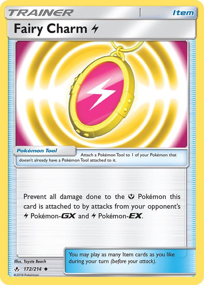 Pokemon Fairy Charm L 172/214 Unbroken Bonds