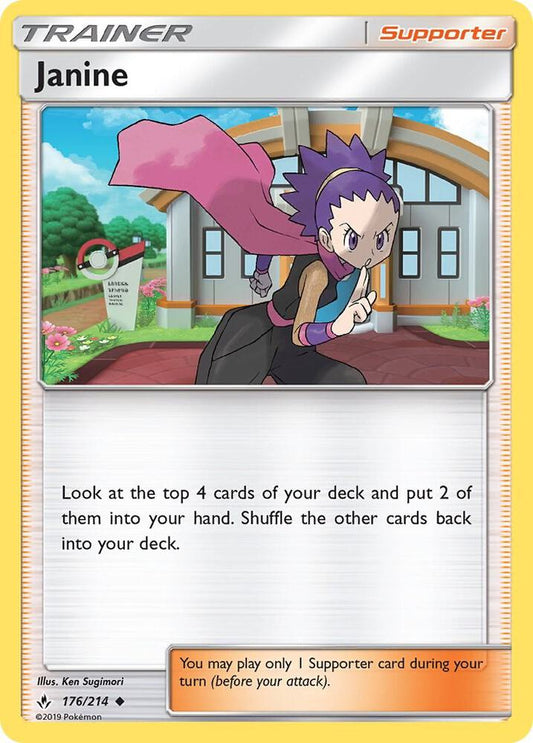 Pokemon Janine 176/214 Unbroken Bonds