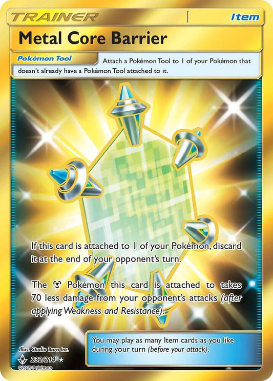 Pokemon Metal Core Barrier 232/214 Unbroken Bonds