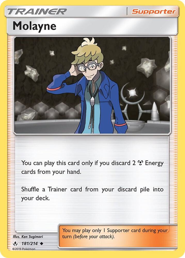 Pokemon Molayne 181/214 Unbroken Bonds