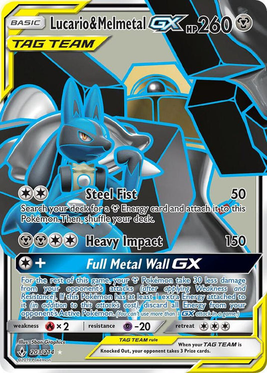 Pokemon Lucario & Melmetal 203/214 Unbroken Bonds