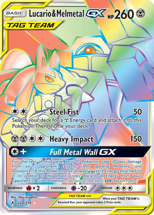 Pokemon Lucario & Melmetal 224/214 Unbroken Bonds