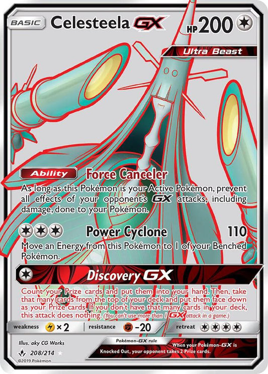 Pokemon Celesteela GX 208/214 Unbroken Bonds