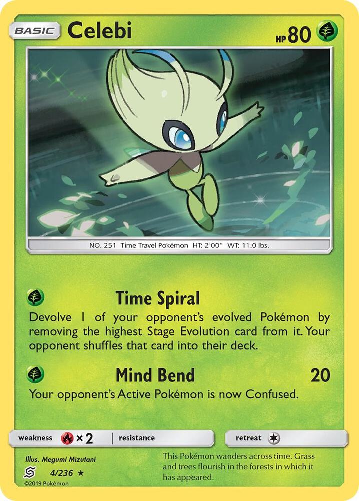 Pokemon Celebi 4/236 Unified Minds