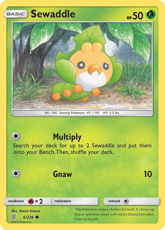 Pokemon Sewaddle 6/236 Unified Minds