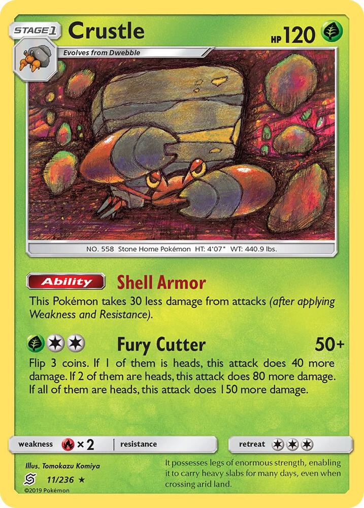 Pokemon Crustle 11/236 Unified Minds