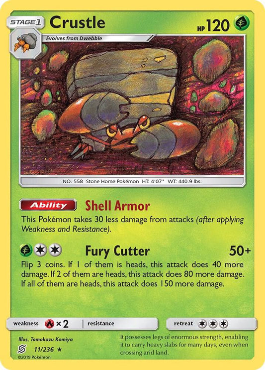 Pokemon Crustle 11/236 Unified Minds