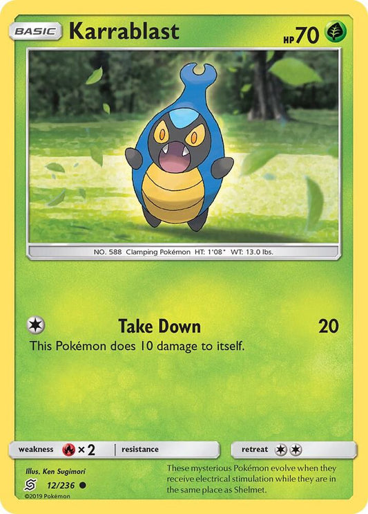 Pokemon Karrablast 12/236 Unified Minds