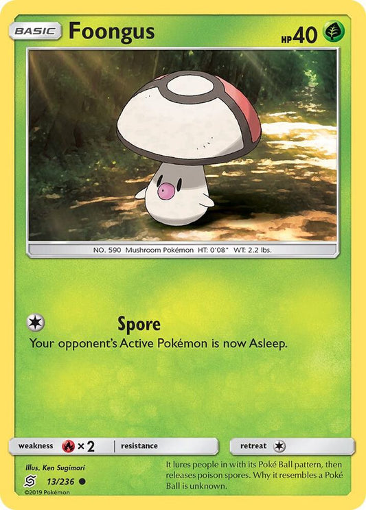 Pokemon Foongus 13/236 Unified Minds