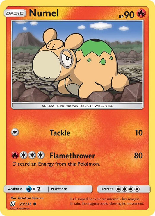 Pokemon Numel 23/236 Unified Minds