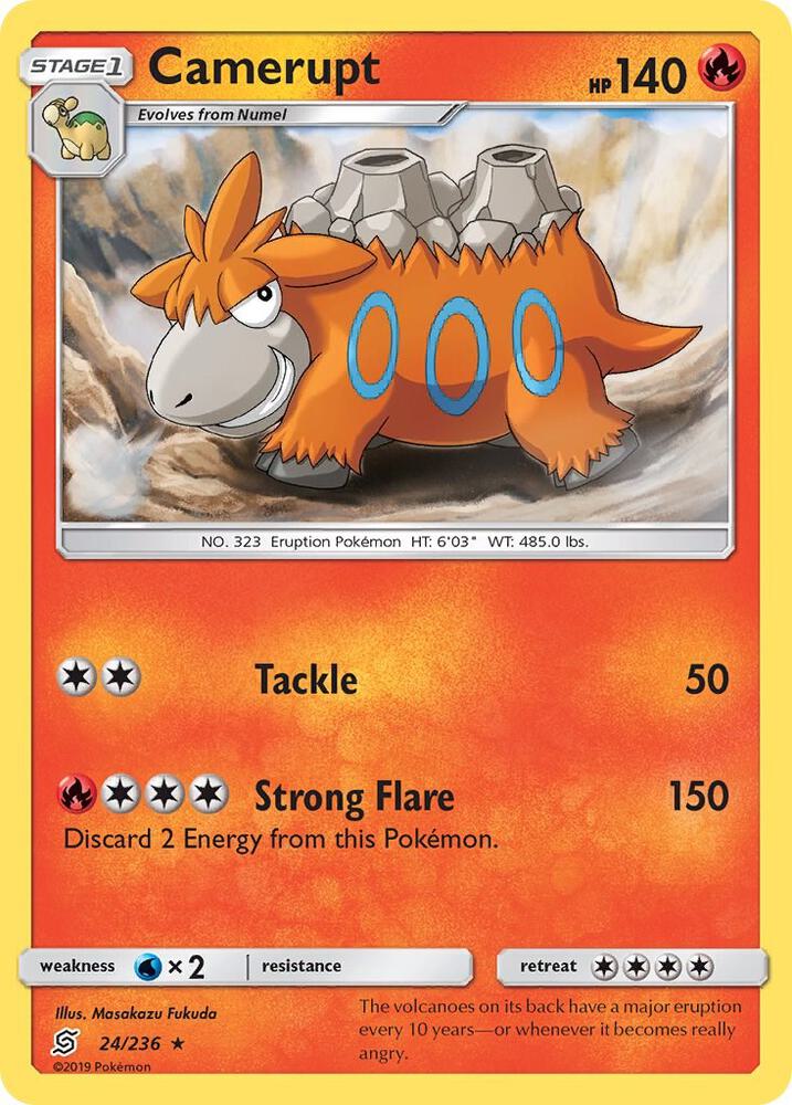 Pokemon Camerupt 24/236 Unified Minds