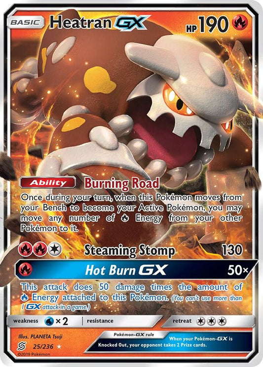 Pokemon Heatran GX 25/236 Unified Minds