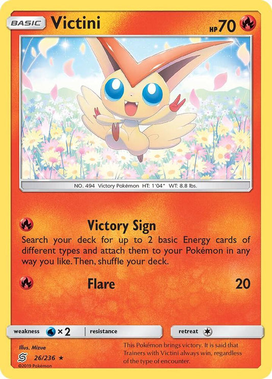 Pokemon Victini 26/236 Unified Minds