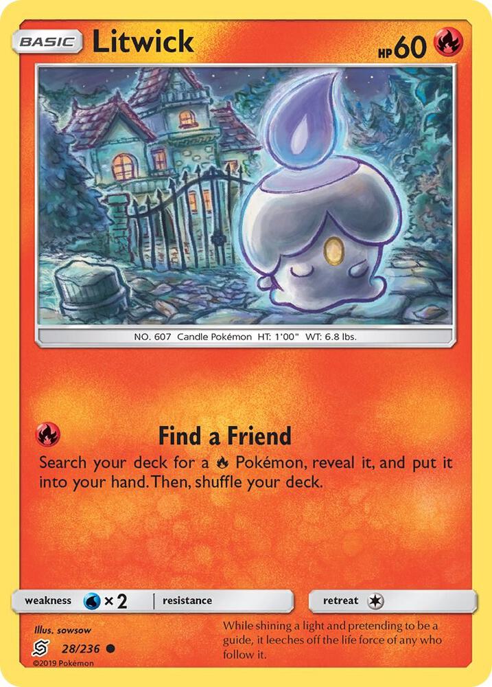 Pokemon Litwick 28/236 Unified Minds
