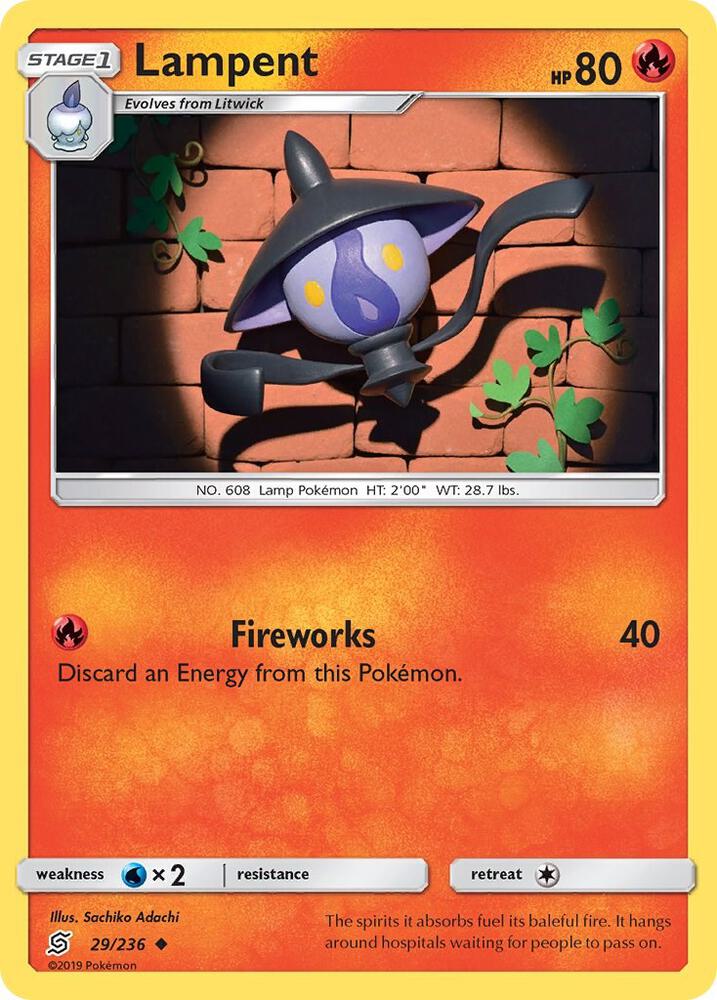 Pokemon Lampent 29/236 Unified Minds