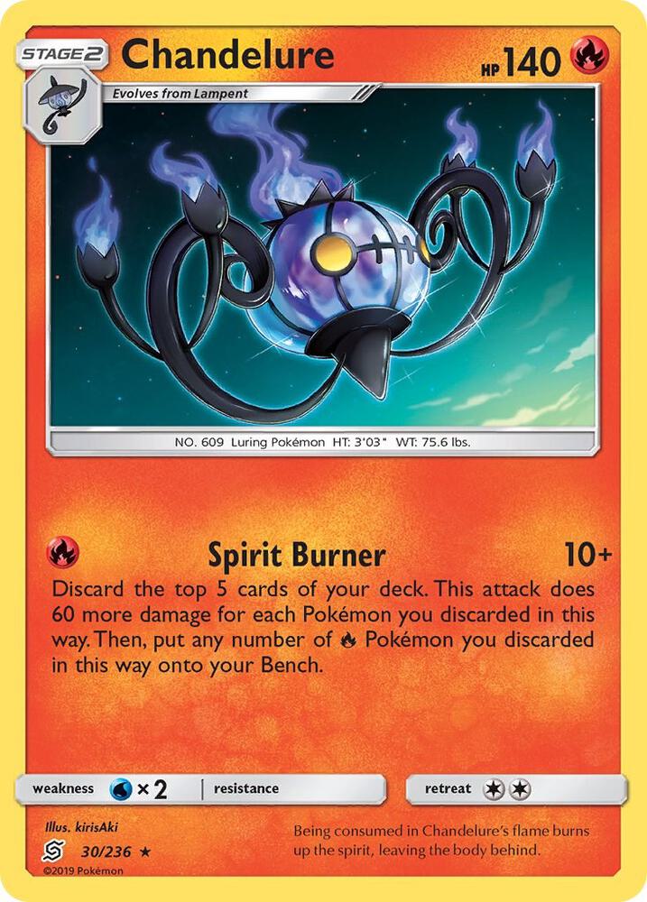 Pokemon Chandelure 30/236 Unified Minds