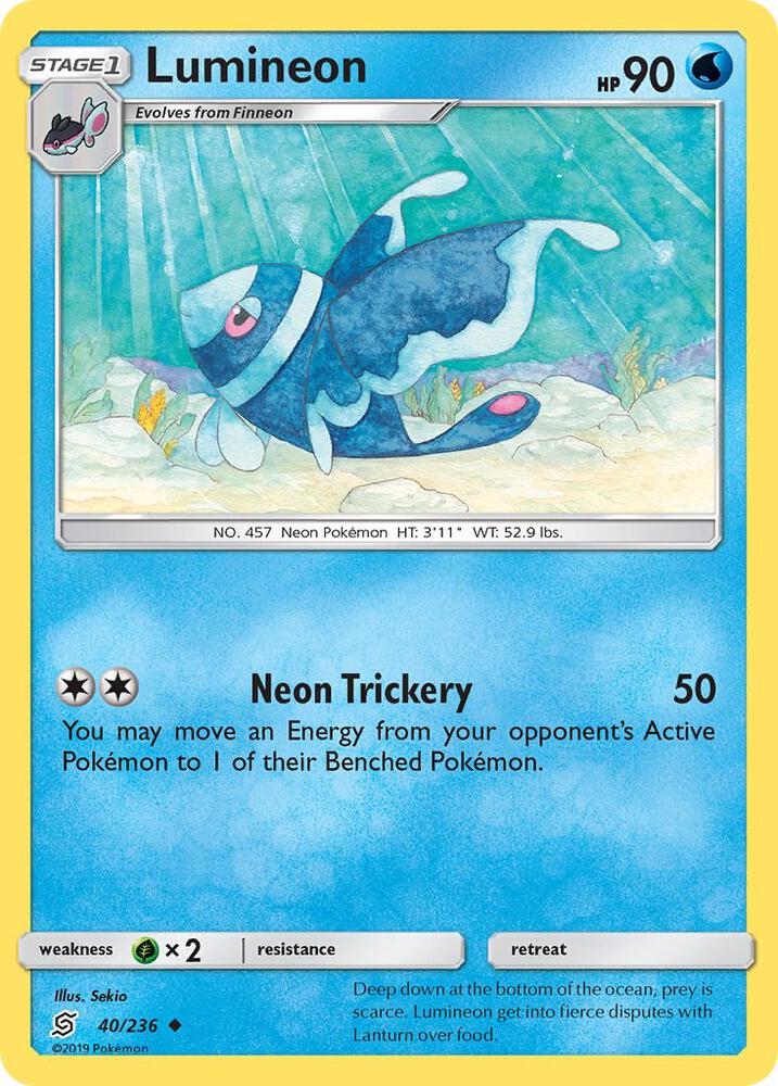 Pokemon Lumineon 40/236 Unified Minds