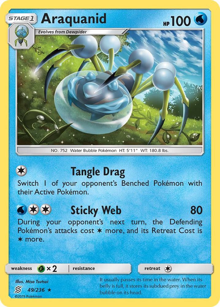 Pokemon Araquanid 49/236 Unified Minds