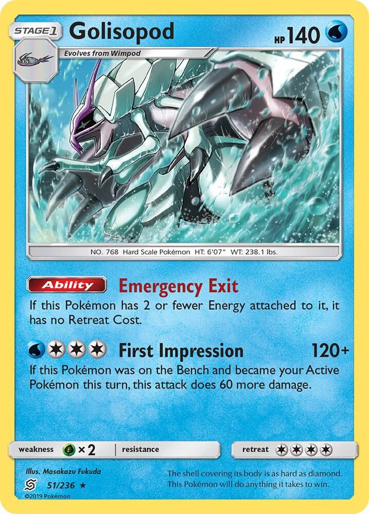 Pokemon Golisopod 51/236 Unified Minds