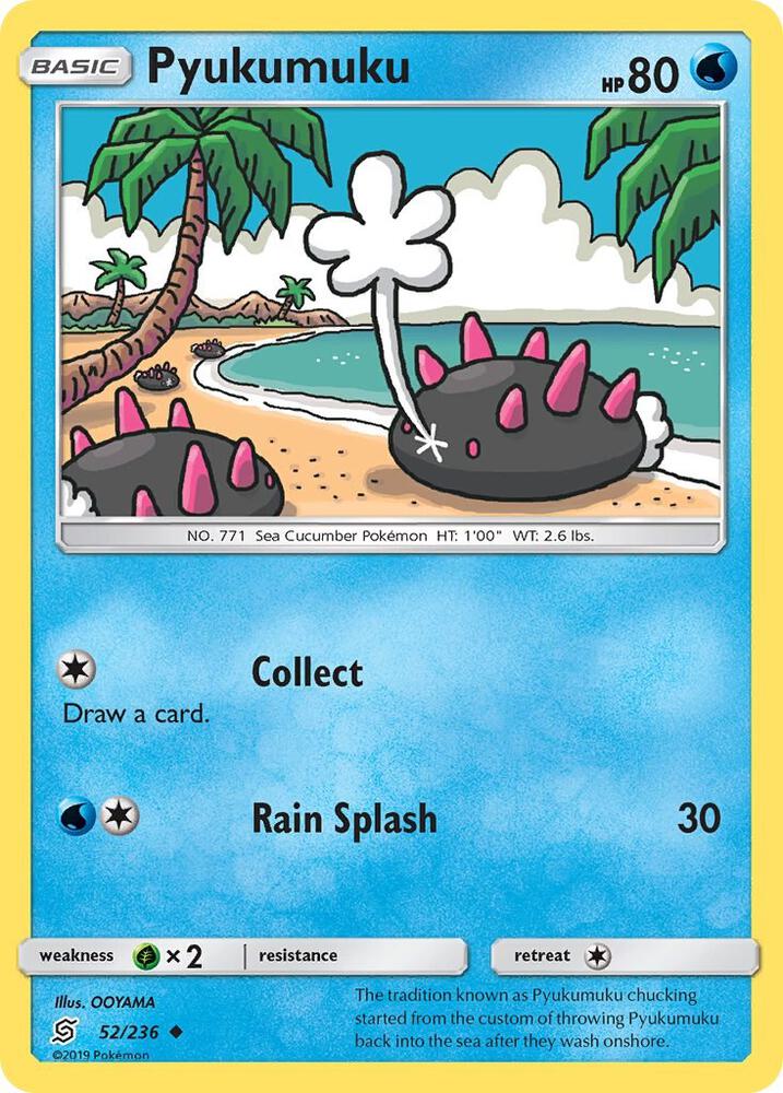 Pokemon Pyukumuku 52/236 Unified Minds