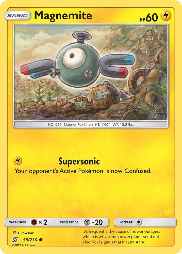 Pokemon Magnemite 58/236 Unified Minds