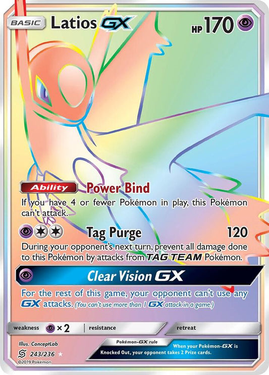 Pokemon Latios GX 243/236 Unified Minds