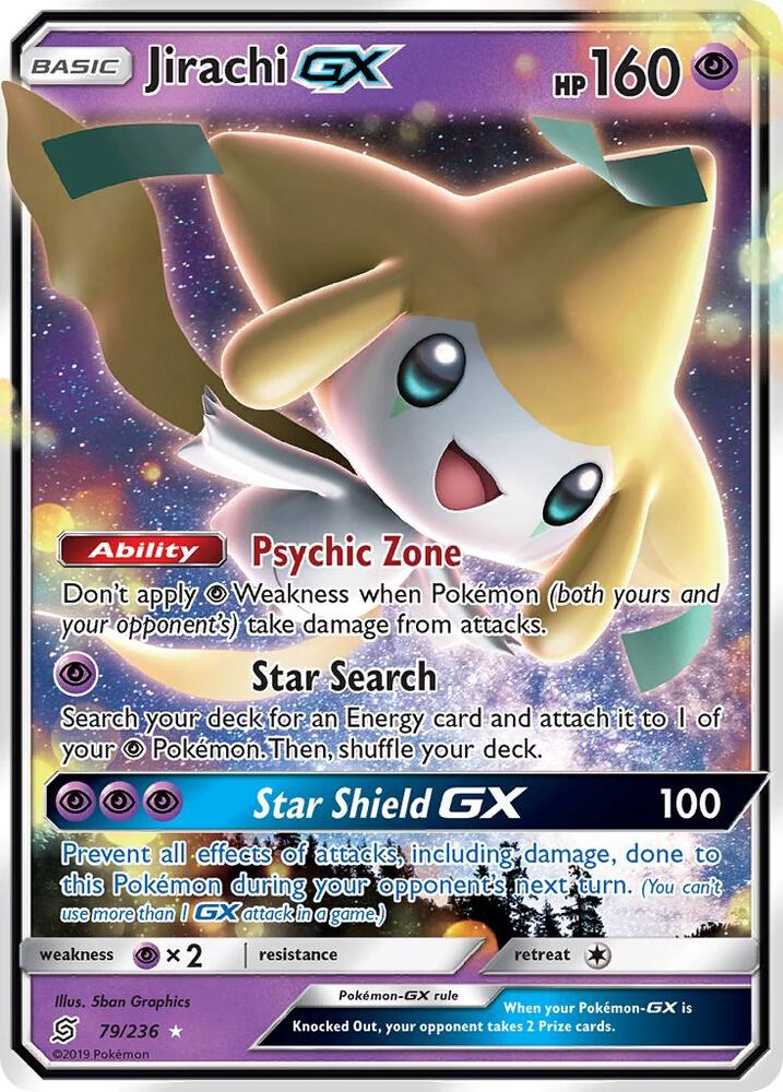 Pokemon Jirachi GX 79/236 Unified Minds