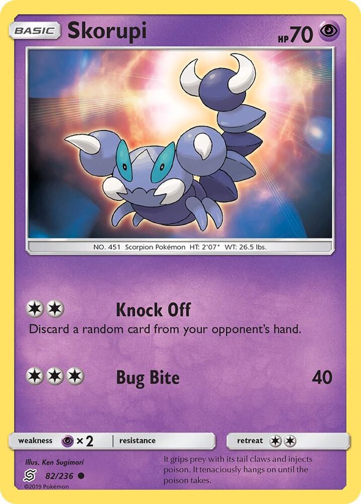 Pokemon Skorupi 82/236 Unified Minds