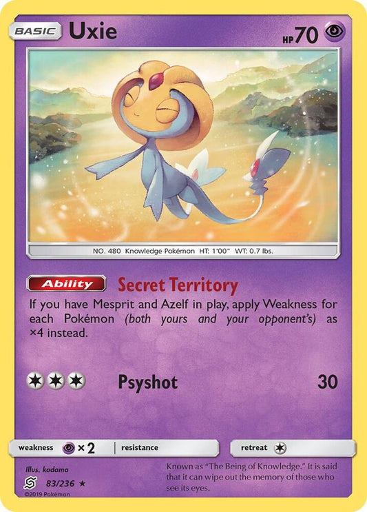 Pokemon Uxie 83/236 Unified Minds