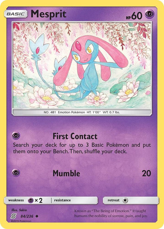 Pokemon Mesprit 84/236 Unified Minds