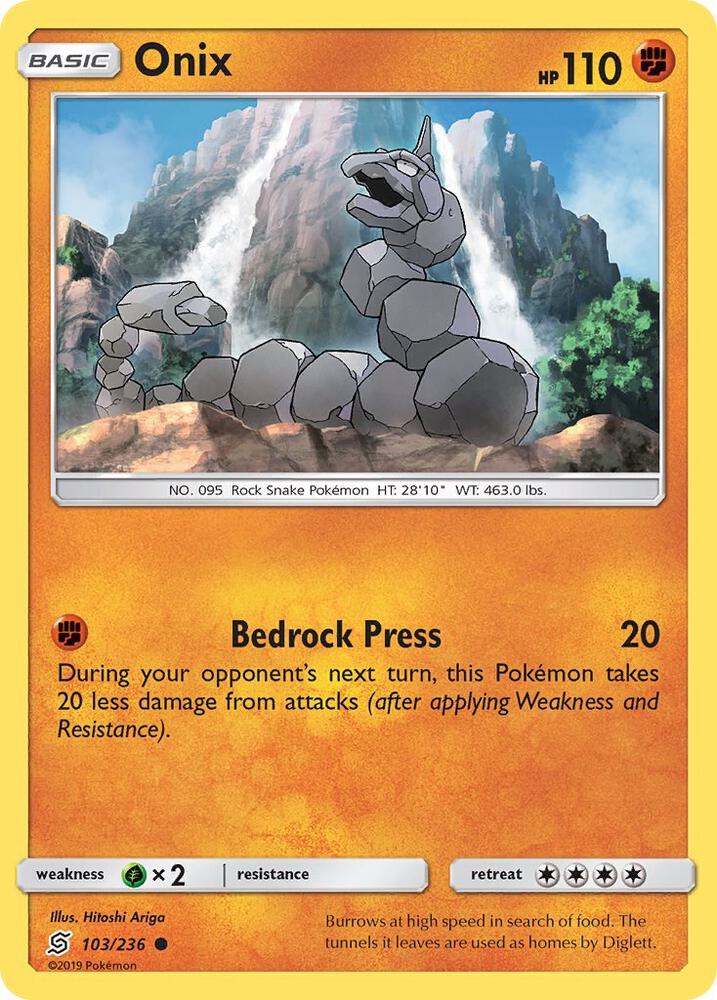 Pokemon Onix 103/236 Unified Minds
