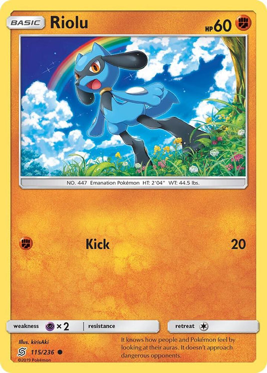 Pokemon Riolu 115/236 Unified Minds