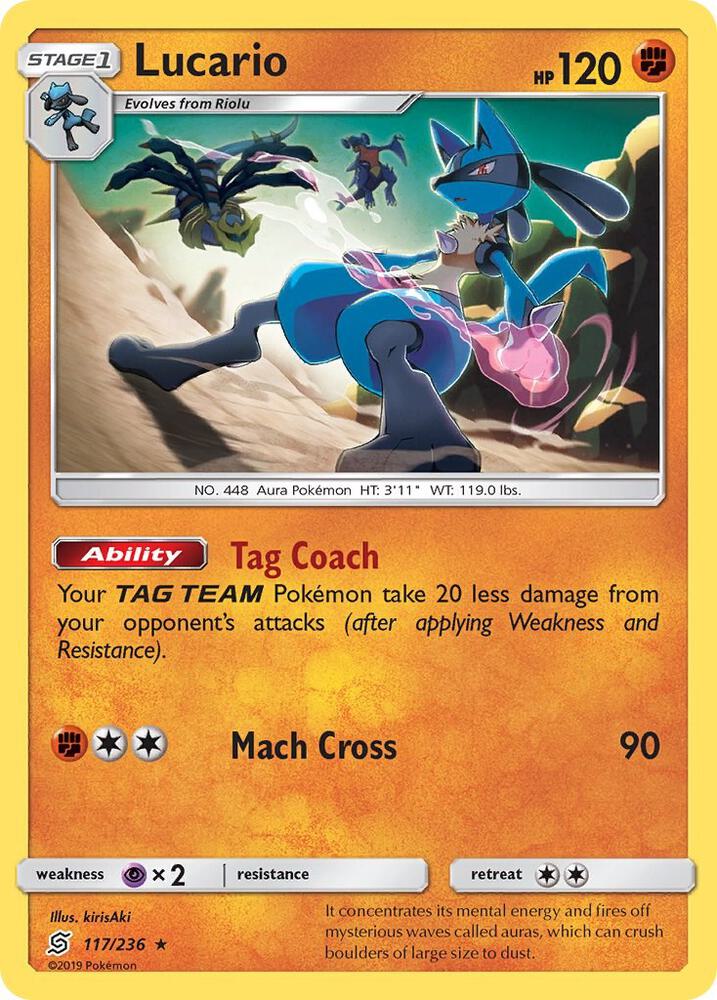 Pokemon Lucario 117/236 Unified Minds