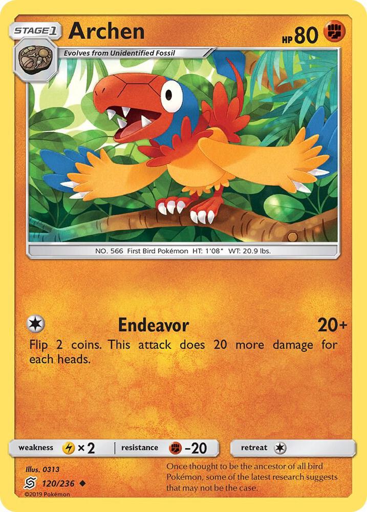 Pokemon Archen 120/236 Unified Minds