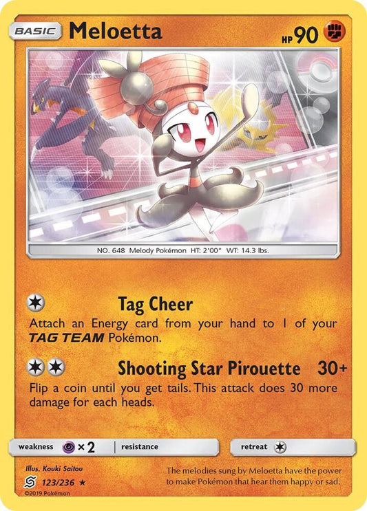 Pokemon Meloetta 123/236 Unified Minds