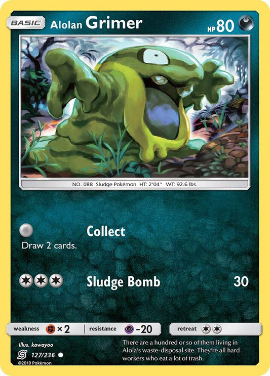 Pokemon Alolan Grimer 127/236 Unified Minds