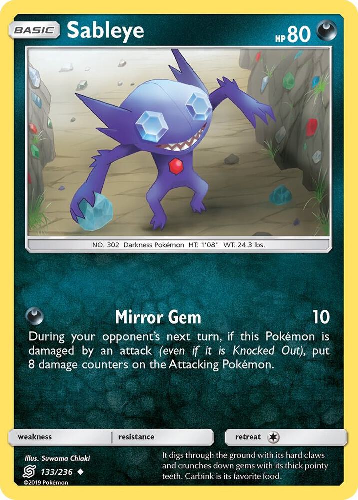 Pokemon Sableye 133/236 Unified Minds
