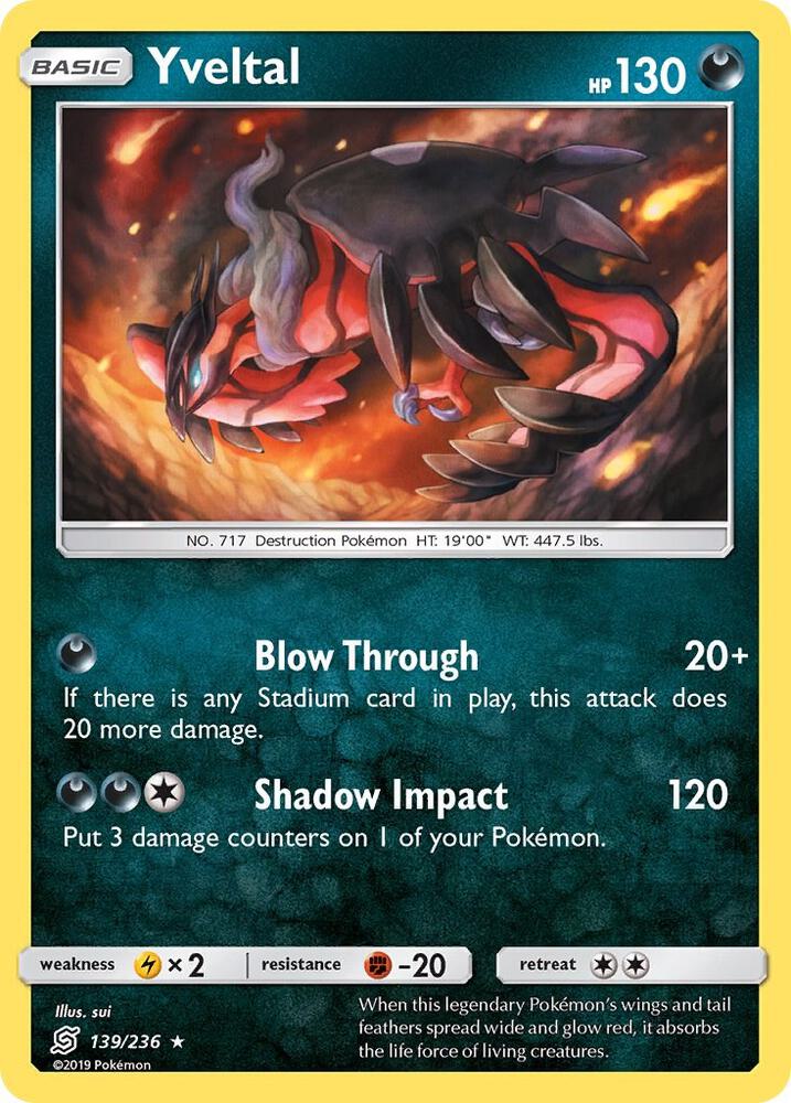 Pokemon Yveltal 139/236 Unified Minds