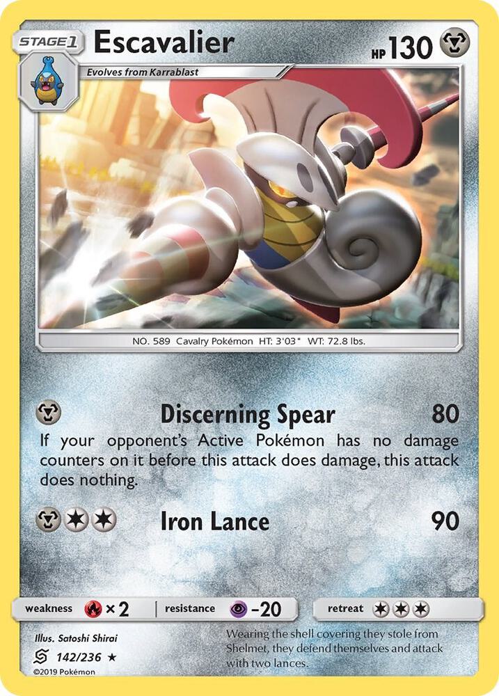 Pokemon Escavalier 142/236 Unified Minds