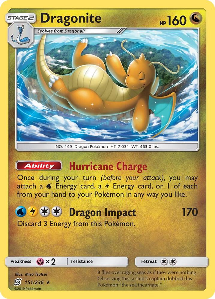 Pokemon Dragonite 151/236 Unified Minds