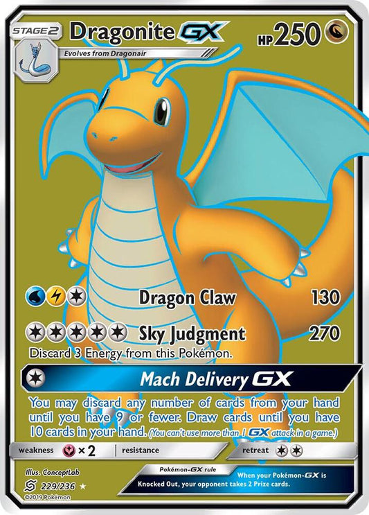 Pokemon Dragonite GX 229/236 Unified Minds