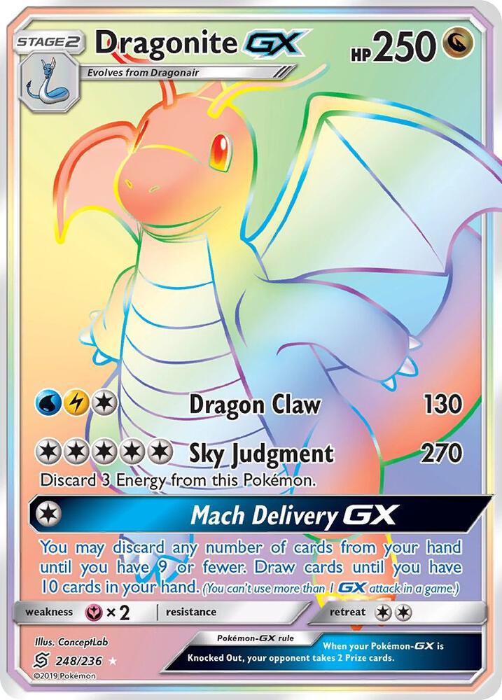 Pokemon Dragonite GX 248/236 Unified Minds