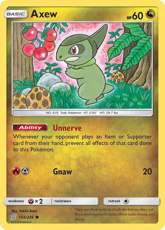 Pokemon Axew 154/236 Unified Minds