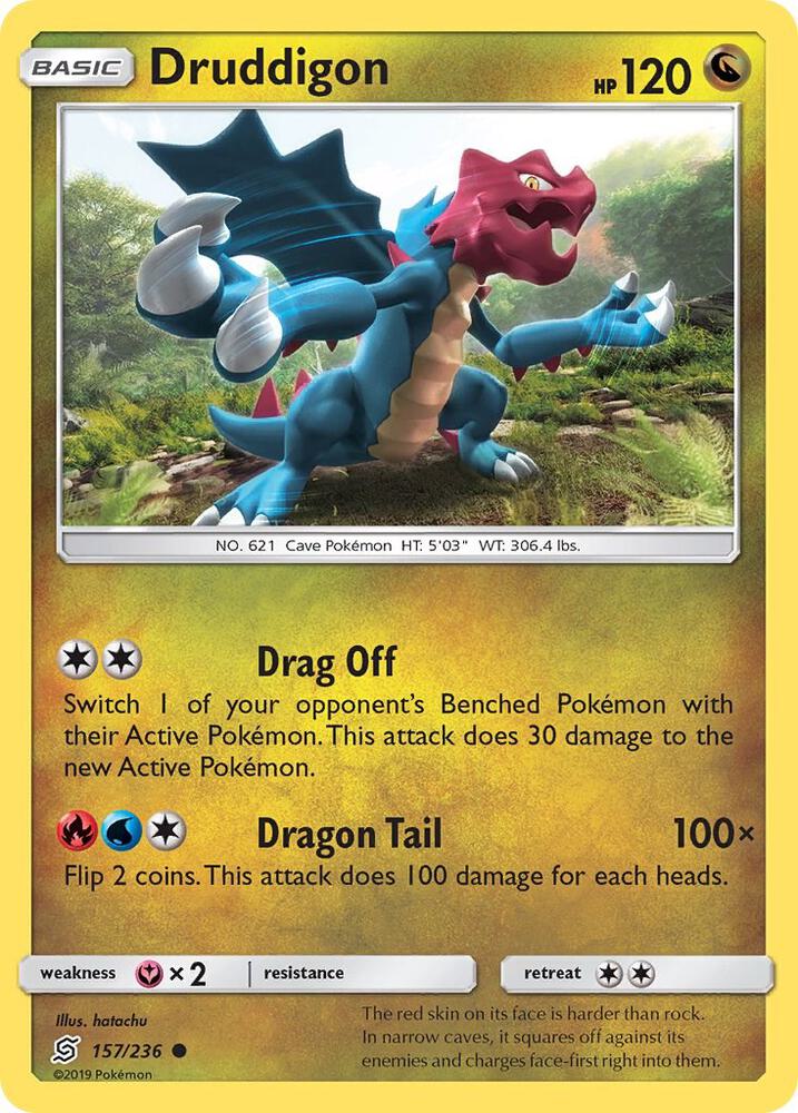 Pokemon Druddigon 157/236 Unified Minds