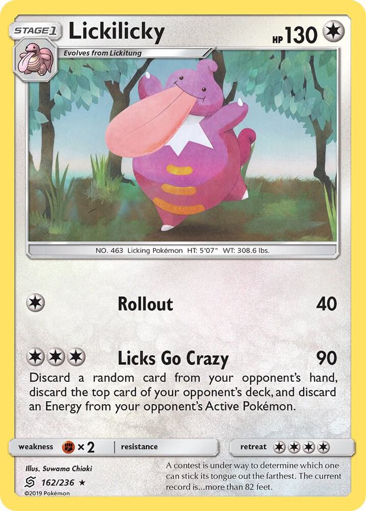 Pokemon Lickilicky 162/236 Unified Minds