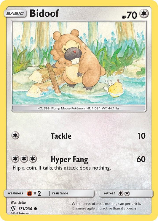 Pokemon Bidoof 171/236 Unified Minds