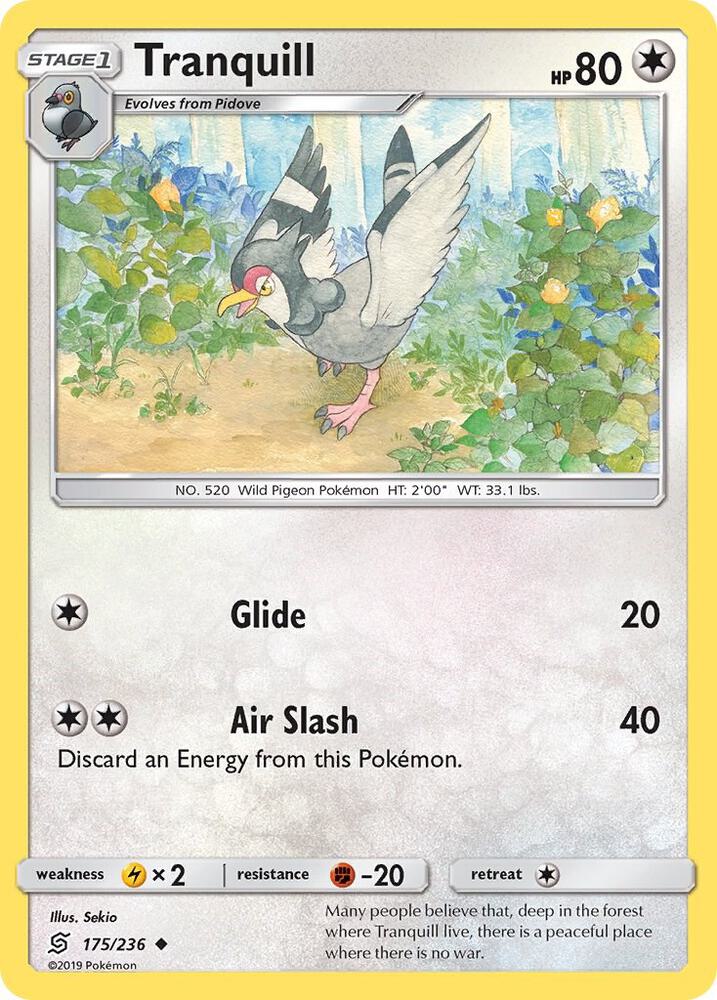 Pokemon Tranquill 175/236 Unified Minds