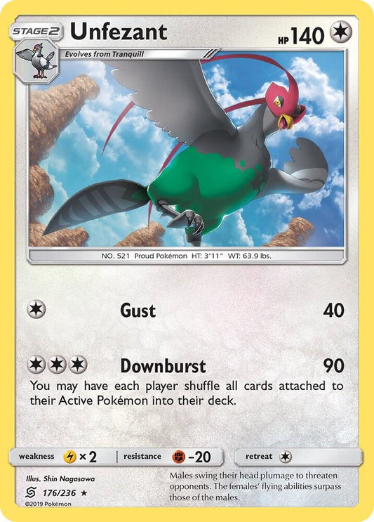 Pokemon Unfezant 176/236 Unified Minds