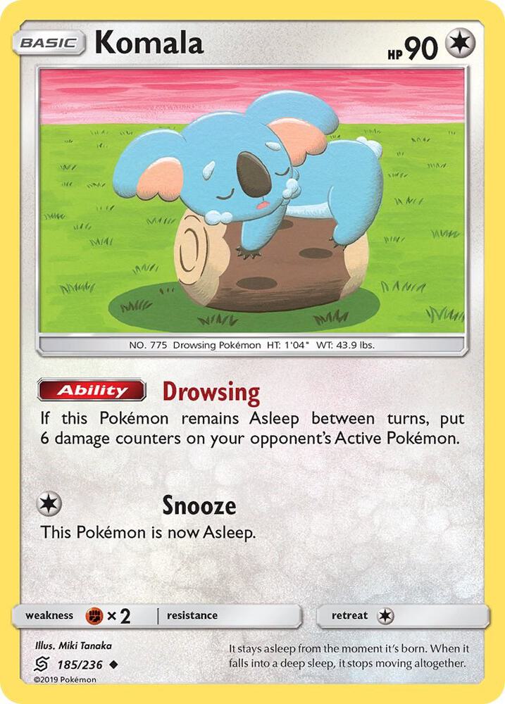 Pokemon Komala 185/236 Unified Minds